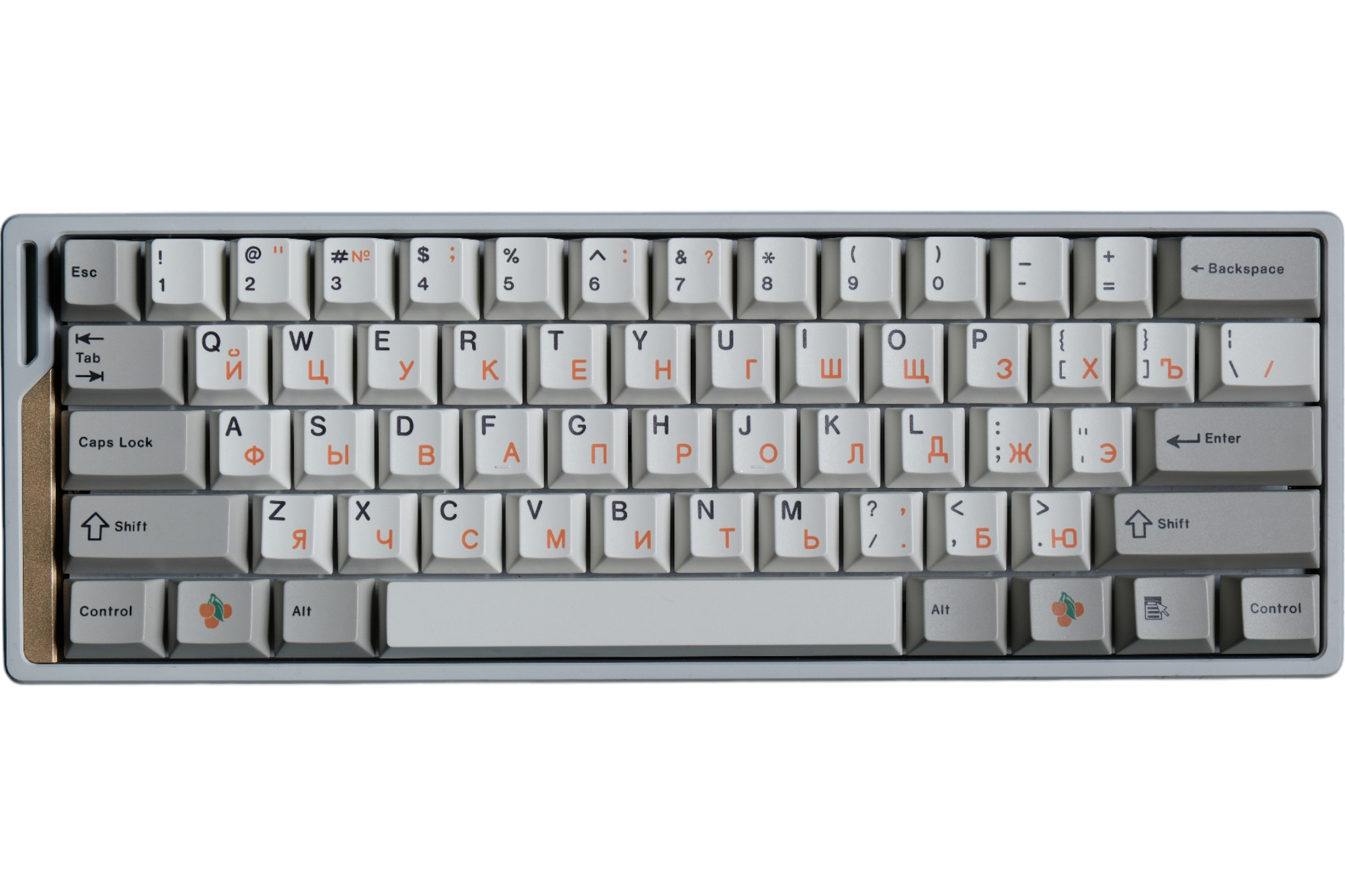 JC Studio Cyrillic Side Printed Keycap Kit · Milktooth